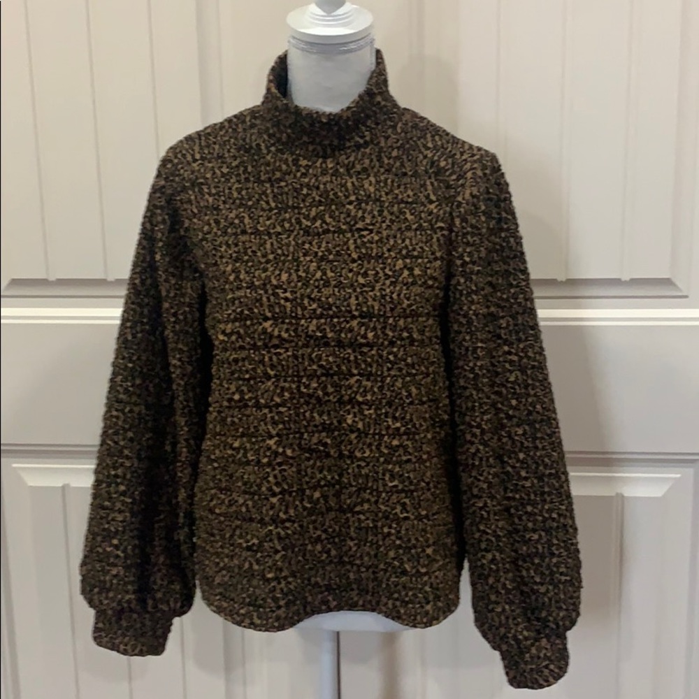Zara Leopard Print Blouse